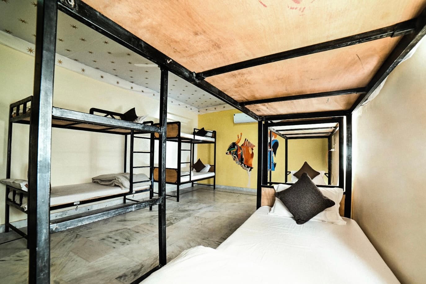 10-Bed Mixed Dormitory (AC) — Explore Overnight Desert Camp Jaisalmer — Image 2